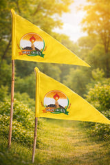 Jan Kranti Flag (PACK OF 2)